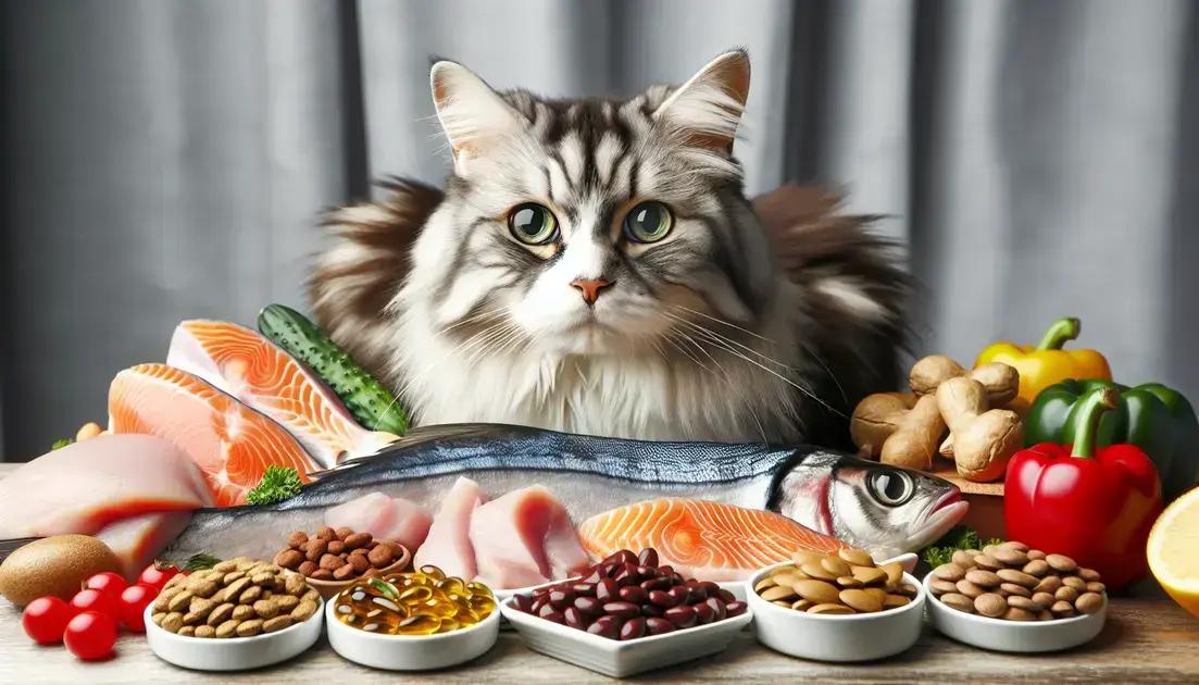 Nutrientes Essenciais para Gatos Idosos