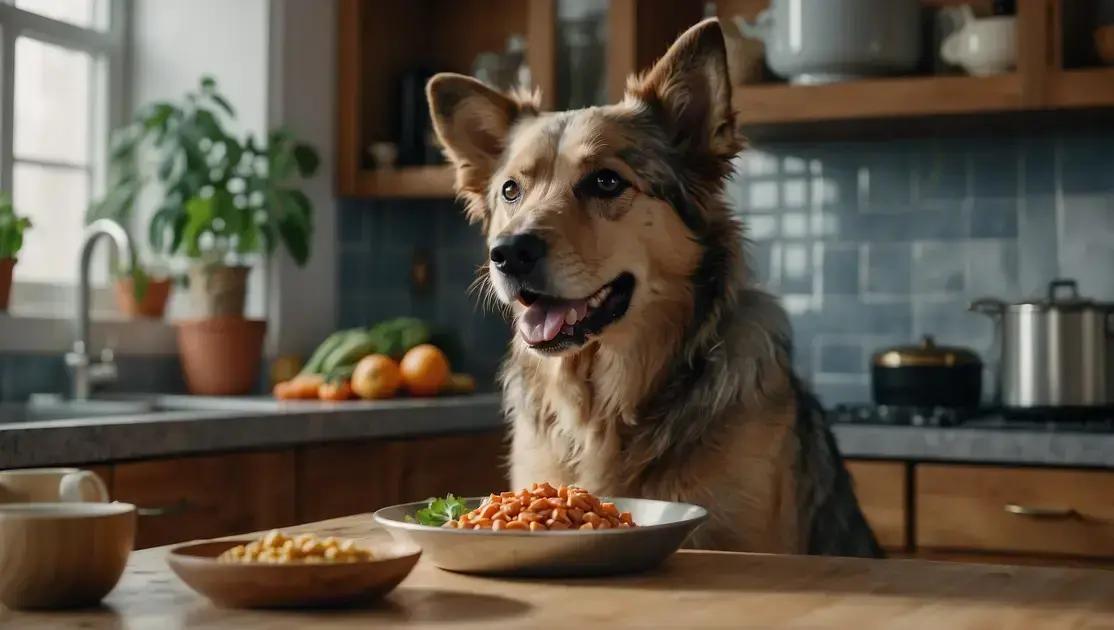 alimentação ideal para cães idosos